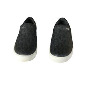 Michael Michael Kors Keaton Slip on Sneakers Women's‎ Shoes Black Size 7M